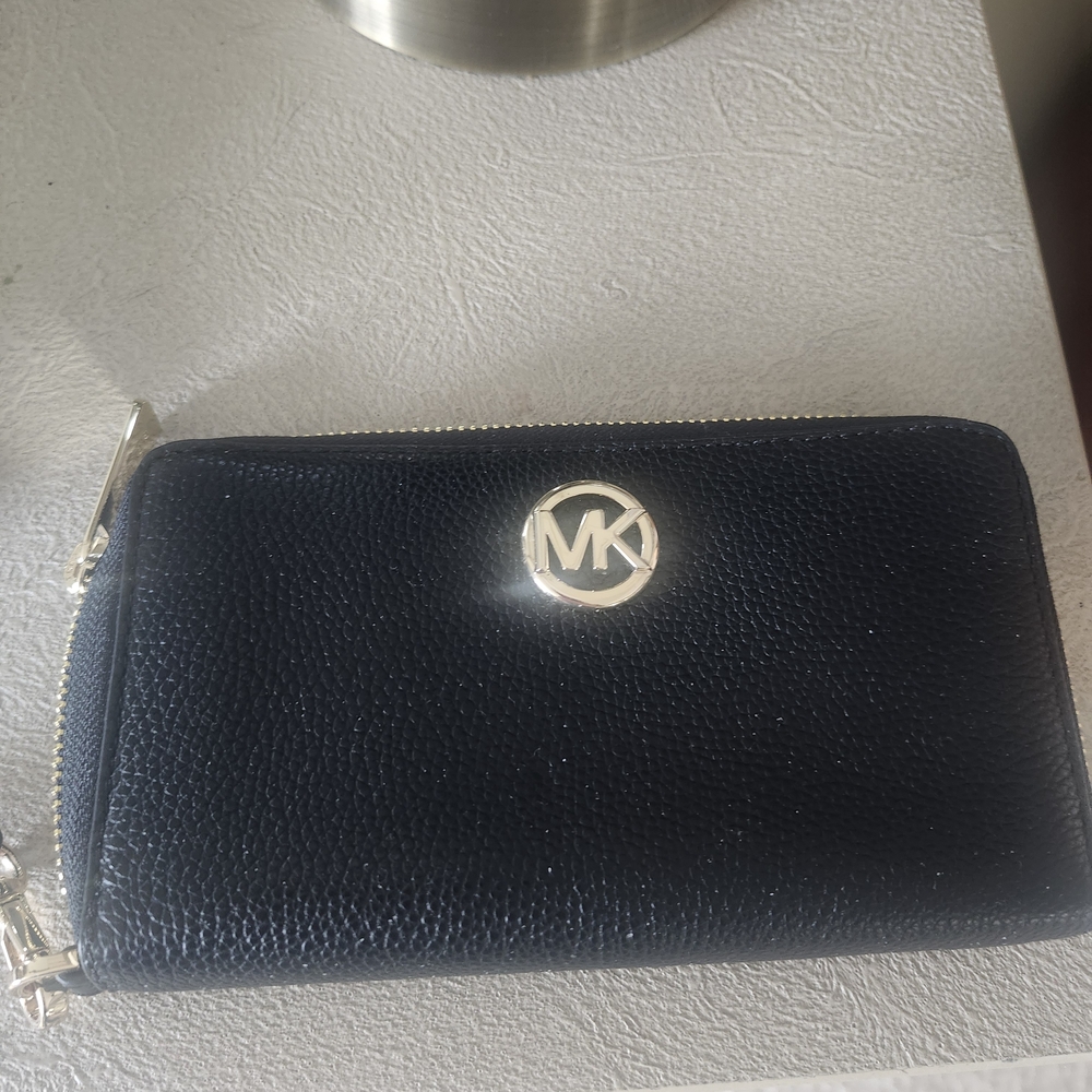 Michael Kors Black Wristlet, Never Used